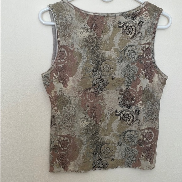 Stamp 10 Women's Multicolor Tank Top - Picture 2 of 4